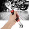8 In 1 Multifunctional 360 Degree Casing Socket Ratchet Wrench Tool Set