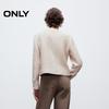ONLY Women's Elegant Tweed Wool Blend Coat