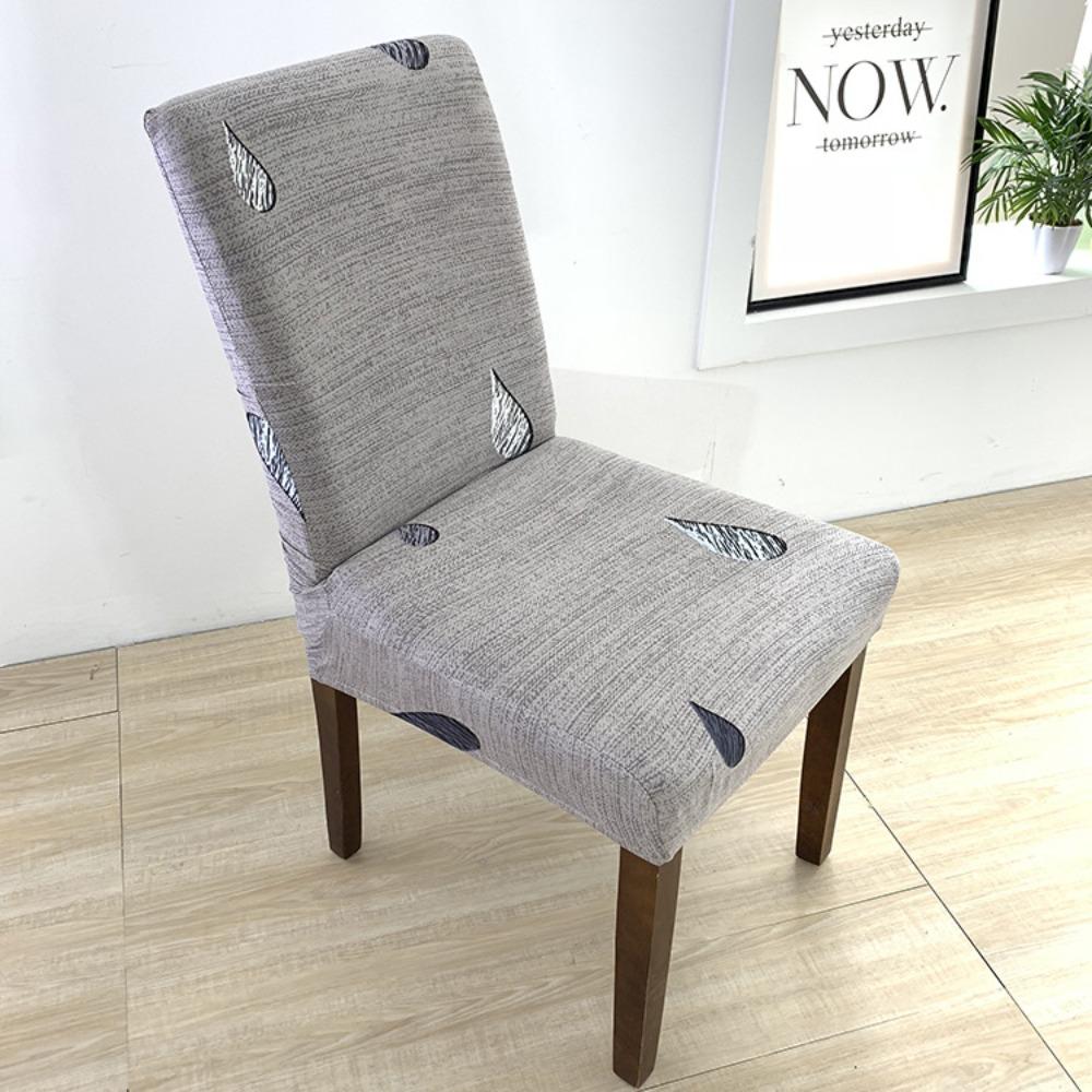 Stretchable Printed Chair Cover Simple Design Home Office Dustproof Elastic Seat Cover for Chairs