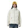 Li Ning CF Suo Dámská krátká péřová bunda Red Velvet Off-White AYMU472-5