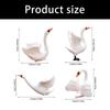 4Pcs Cute Small Bird Statue PVC Decoration Ornaments For Table Centerpiece Or Shelf Display Garden Landscape Accessories