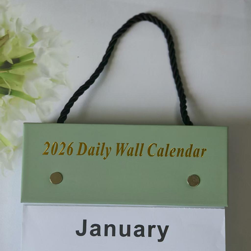 2026 Tear Off Daily Calendar Minimalist 365 Days Wall Calendar For Home