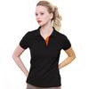 Asquith & Fox Kurzärmliges Kontrast-Poloshirt für Damen/Damen