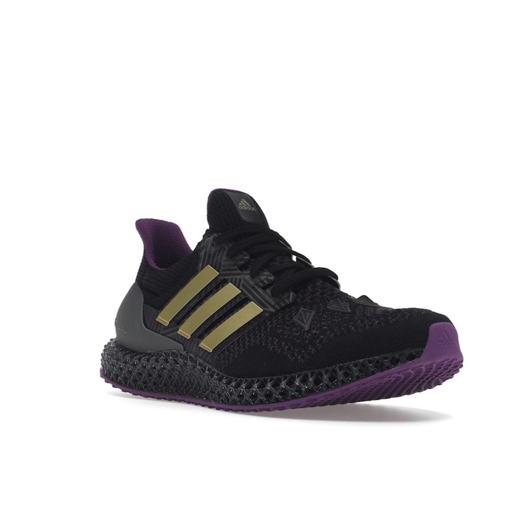 Marvel x adidas Ultra 4D Black Panther Men Sneakers Core-Black Gold-Metallic Tribe-Purple HQ0949