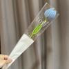 Crochet Tulip Flower Handwoven Flowers Table Decorative Ornaments Supplies for Bedroom Bathroom Room Decoration