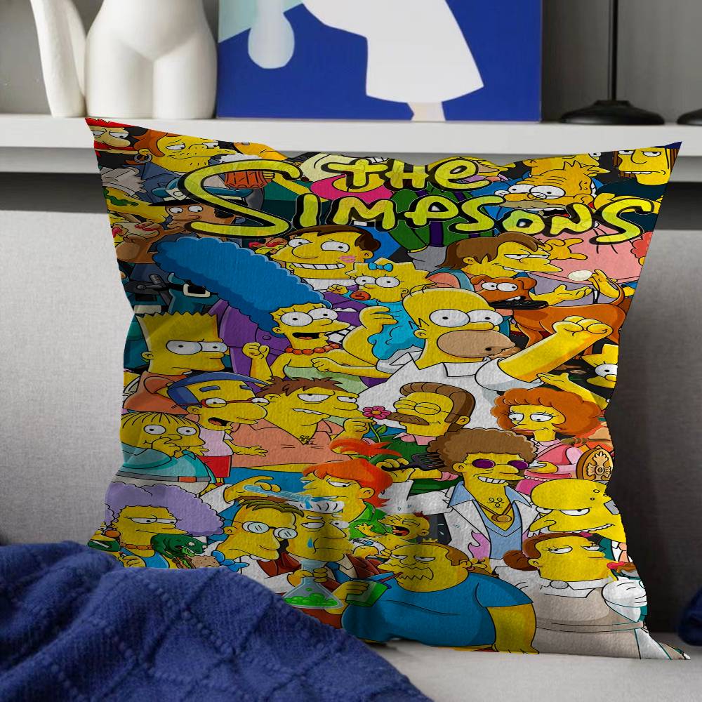 Cartoon T-The Cool S-Simpsons Pillowcases Home Bedding Decorative Pillow Cover Wedding Super Soft Pillow Case