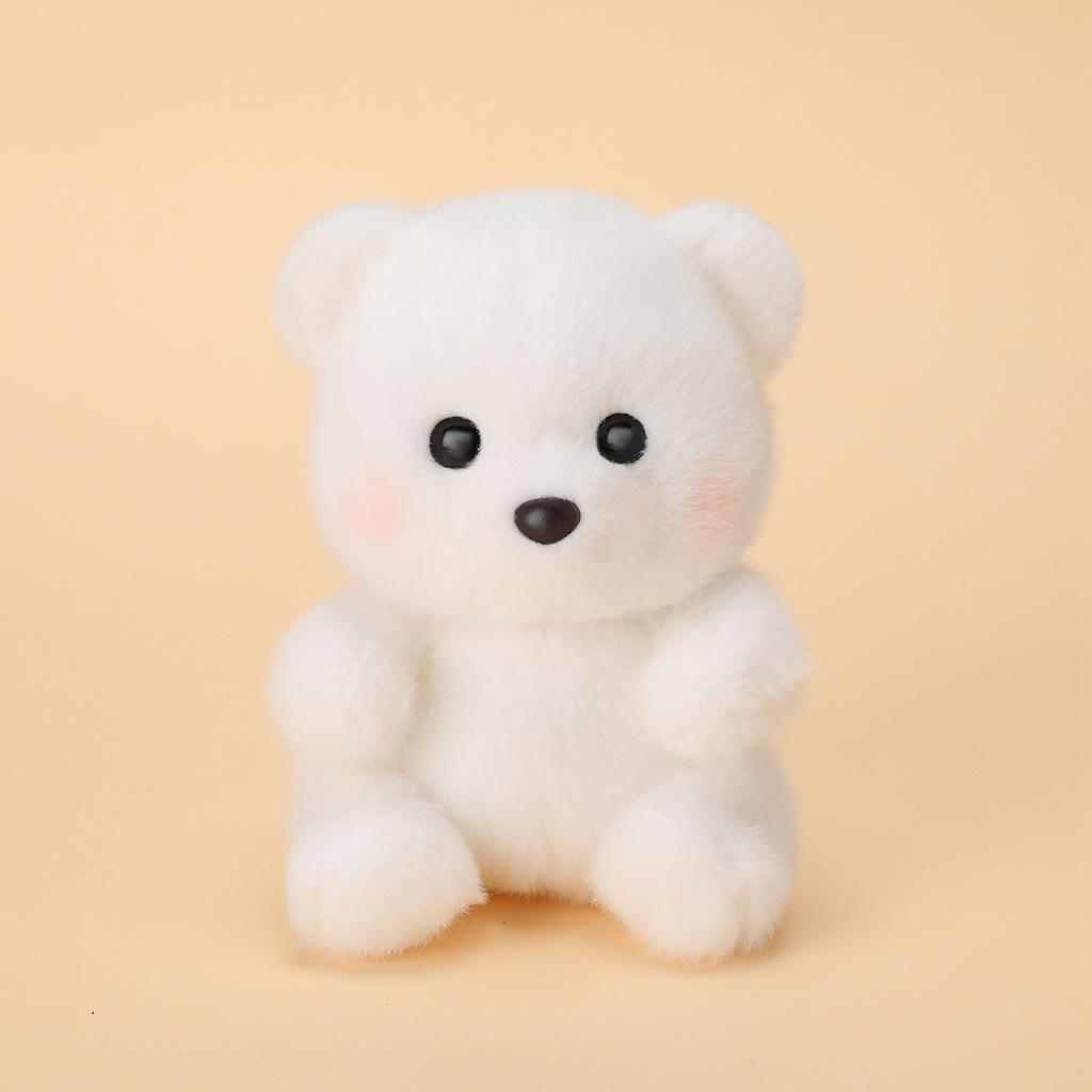 13cm Super Cute Animal Companion Doll Rabbit Tiger Ragdoll Polar Bear Learning Buddy Doll Table Companion Doll Kid Birthday Gift