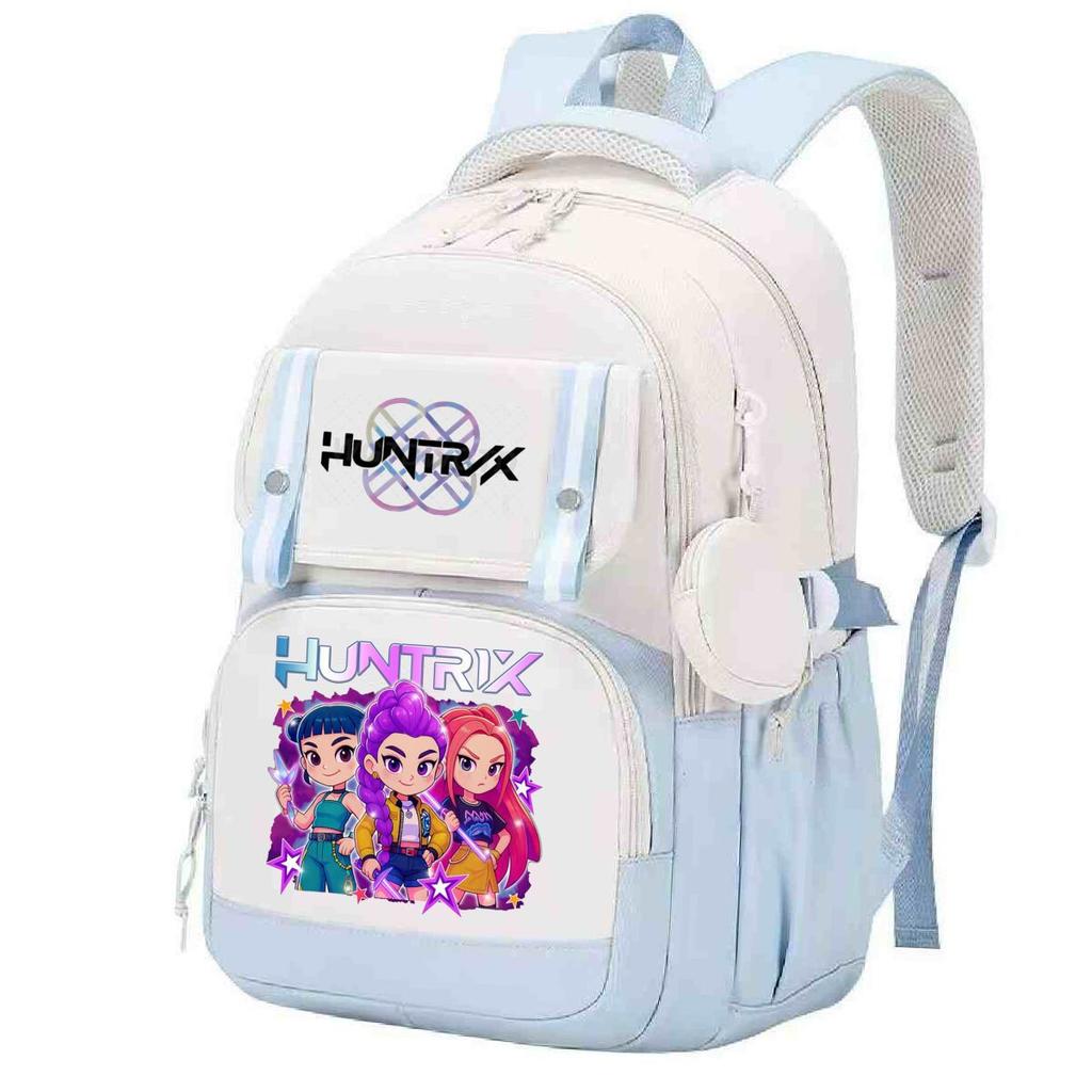 Animation Cartoon Printed Backpack Macaron Color Burden Reduction Ridge Protection Primary And Secondary School School Bag