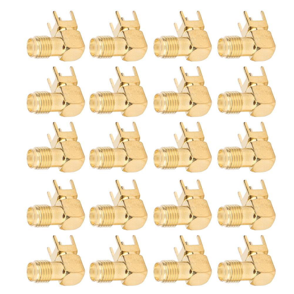 

20Pcs SMAKWE RF Connector Half Thread DTU Wireless Data Transmission Smart Light Module Connect