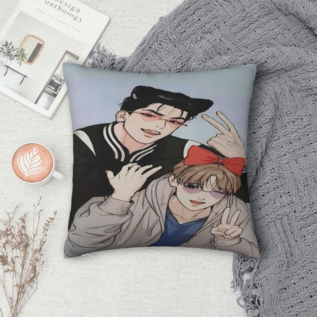Joo Jaekyung Anime Printing Pillowcase Cushion Cover Pillow Covers New Style Seat Decor Zippered Multi Size