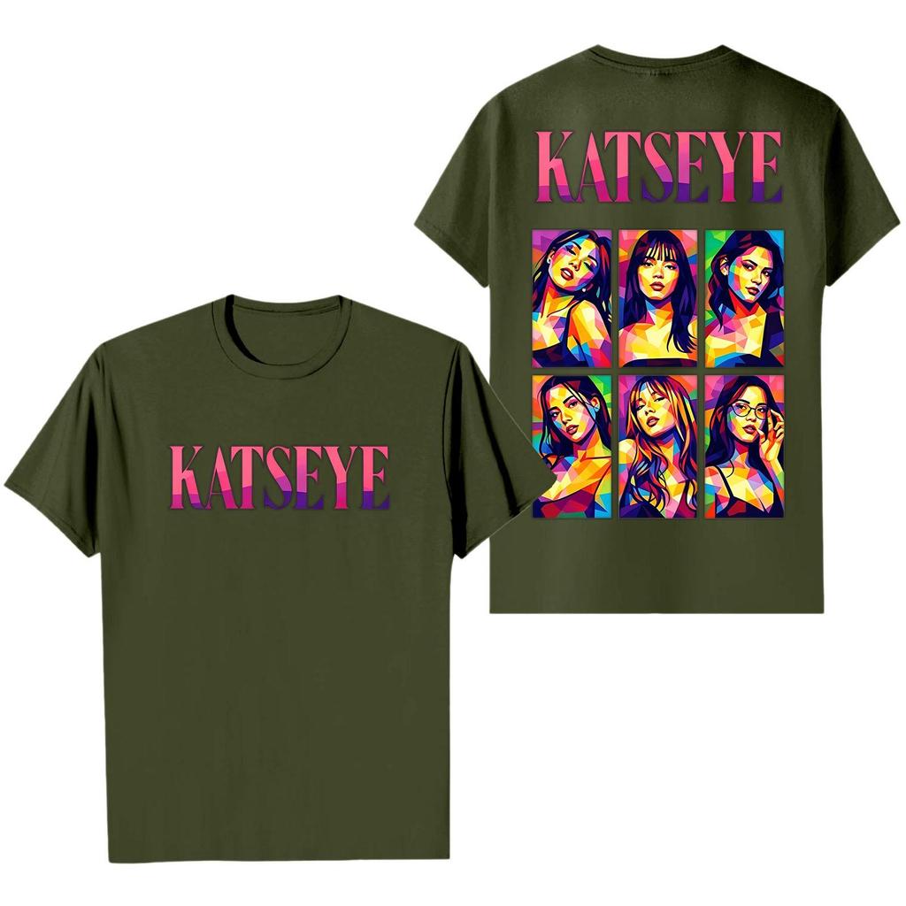 Women's Casual Printed Short Sleeve Neck T-Shirt