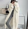 European and American Style Long Over-the-Knee Sweater Cardigan for Women, New Autumn/Winter Lazy Loose Thickened Knit Jacket for Women. Trendy