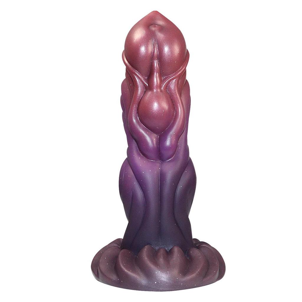 Einzigartig geformter Phallus, großer Analstöpsel mit Saugnapf, dicker Anal-Dildo im Monster-Stil, SM-Erwachsenen-Neuheit.