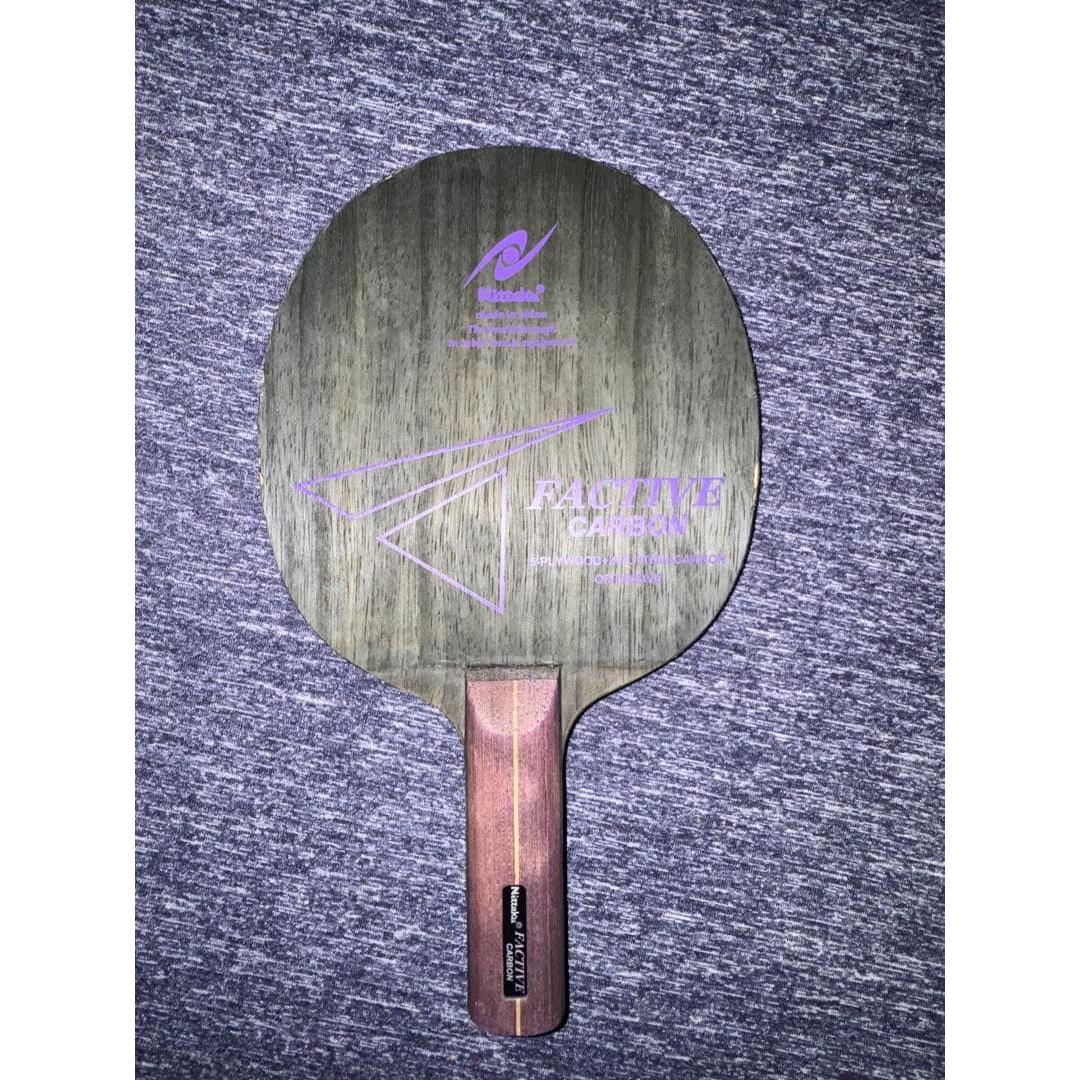 Used Nittaku Factive Carbon Used Table Tennis Racket
