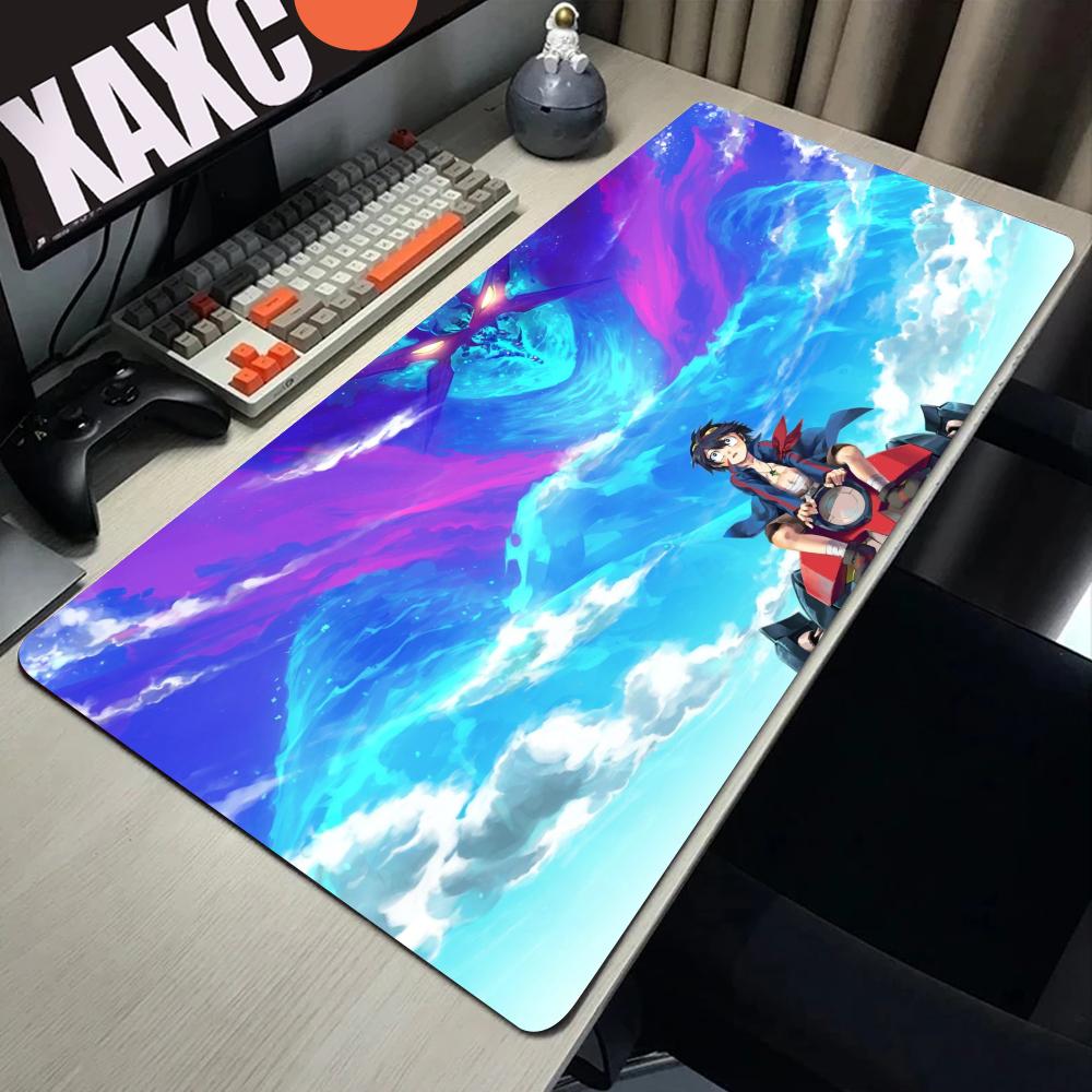 Gurren Lagann Podložka pod myš Velká Herní příslušenství Podložka pod myš Podložka pod klávesnici Podložka na stůl XXL Podložka pod myš k počítači Herní PC Podložka pod myš k notebooku