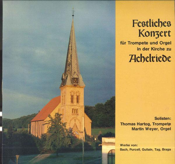 

LP Record THOMAS HARTOG MARTIN WEYER Festliches Konzert Fur Trompete Und KHK260826 NONE Germany Classical Used