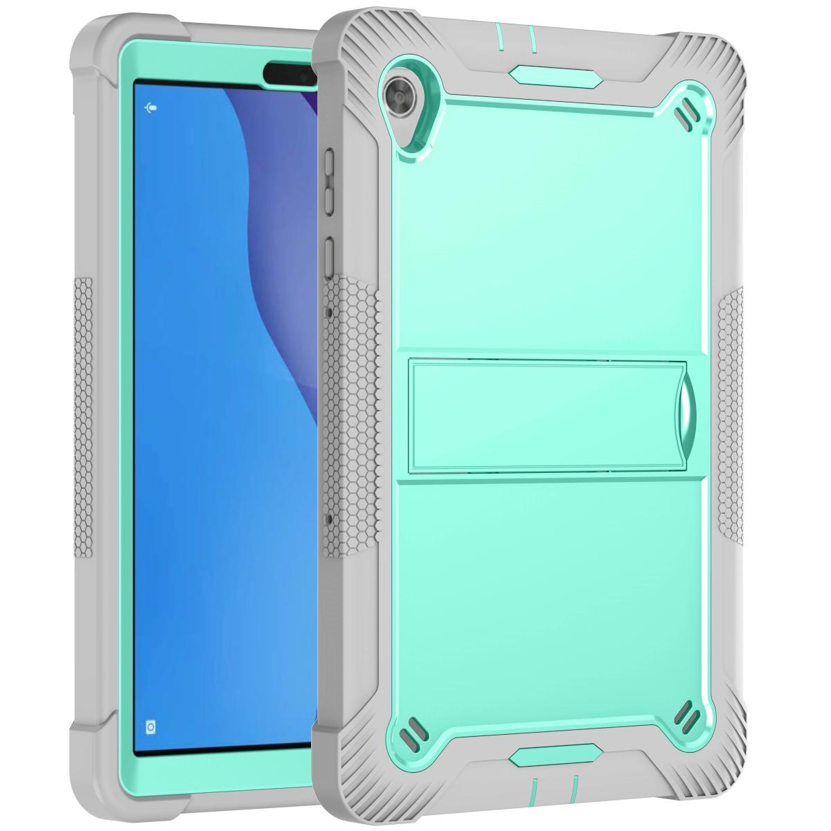 Étui Robuste avec Support pour Tab M10 HD 2ème Génération TB-X306F TB-X306X 10.1 pouces 10.1  Housse de Tablette Protectrice Anti-Choc #R M10 Gen2 10.1 X306F vert