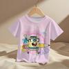 Fashion SpongeBob Kids Cartoon Anime Boys Girls Summer Fashion Casual Men's Women's Tshirts Children Adult Parent Child T Shirts