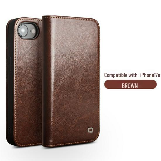 Chali iPhone 17 Pro Max Leather Flip Cover with Stand & Card Slots - Full Coverage Protective Case