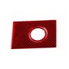 For Chrysler 300 2005-07 Red Carbon Fiber Rear Trunk Switch Button Panel Cover