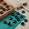 8 Set Car Plate Screw Caps, Black Plastic License Plate Frame Screw Covers Caps, Universal Car Plates Bolts Fastener Head Cover Cap for Cars Truck