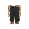 Nike Kids Logo Color-Block Panel Straight-Leg Shorts Kids Bottoms Black CJ9272-010