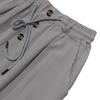 Spring and Summer Lace-up Pants Men's Breathable   Linen Loose Casual Sports Trousers Men