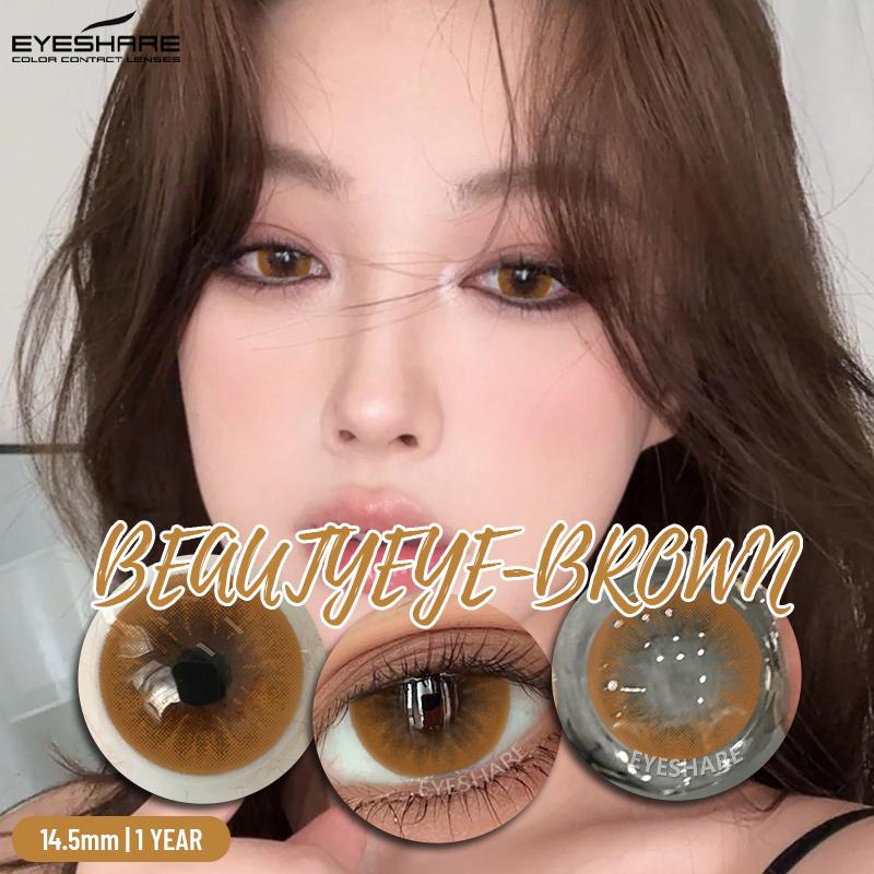 Color Contact Lenses for Eyes Black Lenses Big Eye Lenses 1pair Gray Eye Contacts Color Lens Natural Eye Contact Lenses