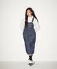 Lee Women'S Denim Overalls Skirt Indigo Dark