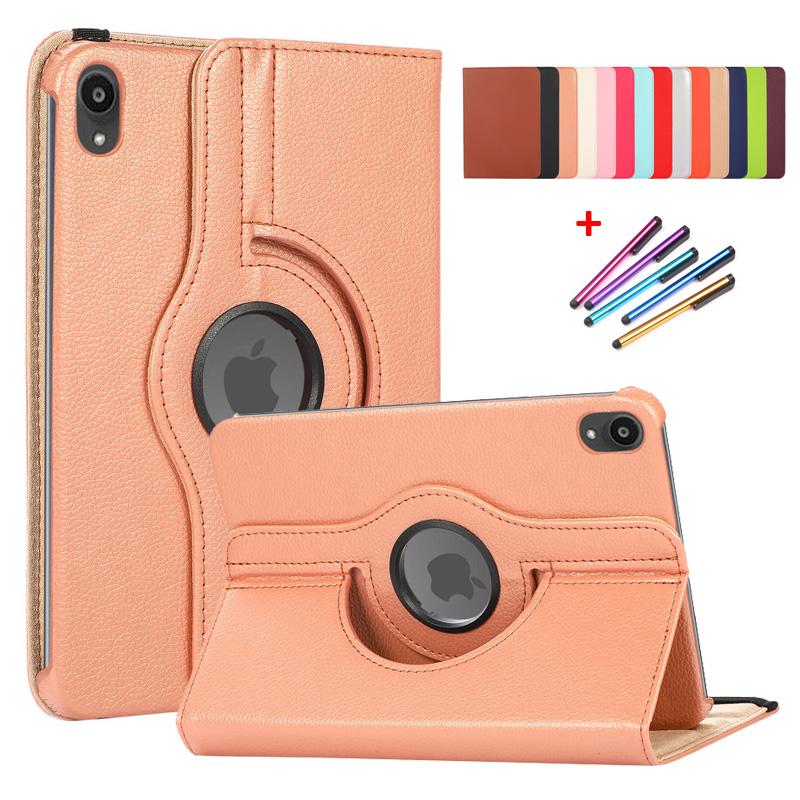 

Чехол для планшета iPad Mini 6, чехол 8,3 дюйма, вращающаяся на 360 градусов подставка, чехол для планшета iPad Mini 6, 2021, чехол для iPad Mini6, чехол розового золота for Ipad Mini 6 2021 чёрный