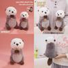 Plush Otter Toy Animal Soft Short Pile For Children Gift