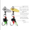 10PCS Flies Tackle Bionic Fly Fishing Bait Spinner Swim Baits Flies Fly Fishing