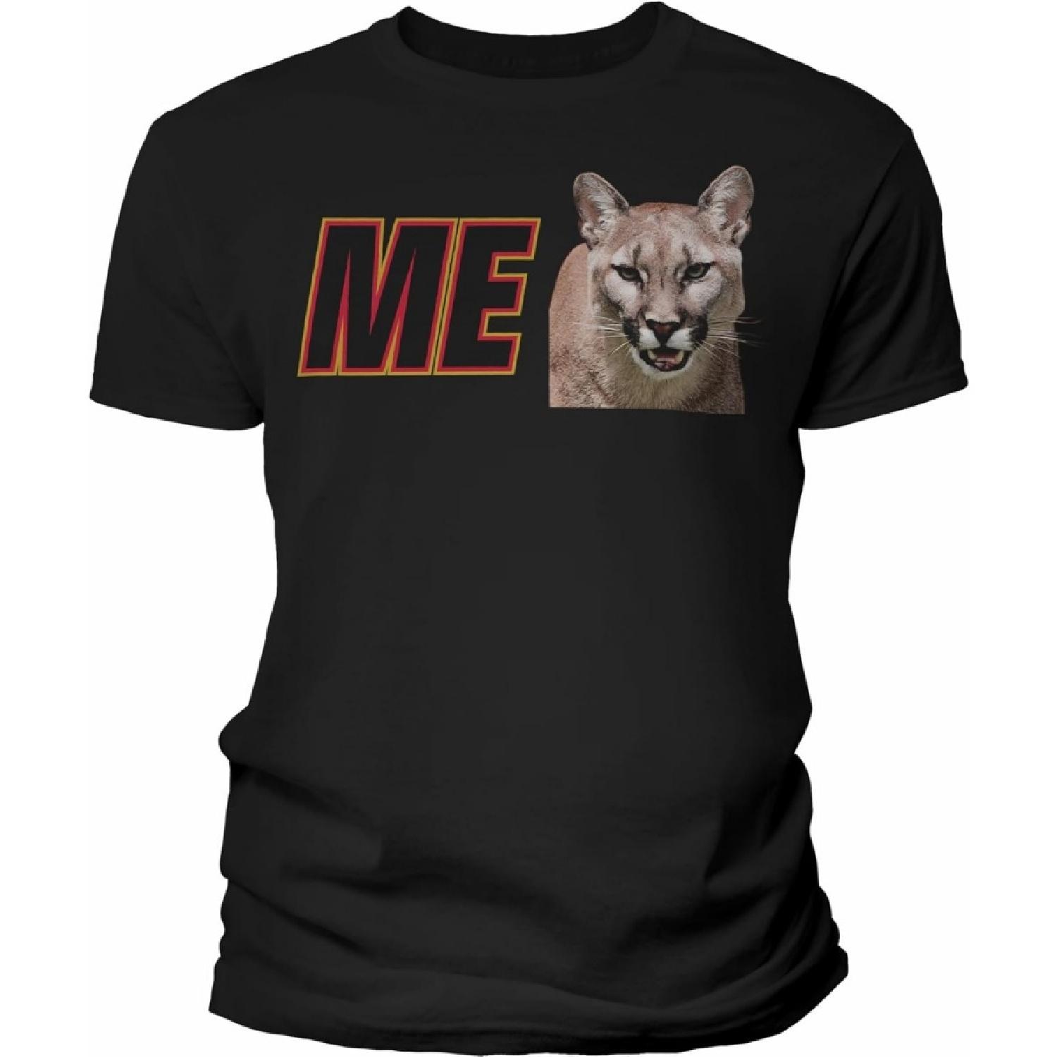 

ME Cougar - I Wanna Go Fast - Funny Nascar Sponsor Movie T-Shirt XXXXXL чорний