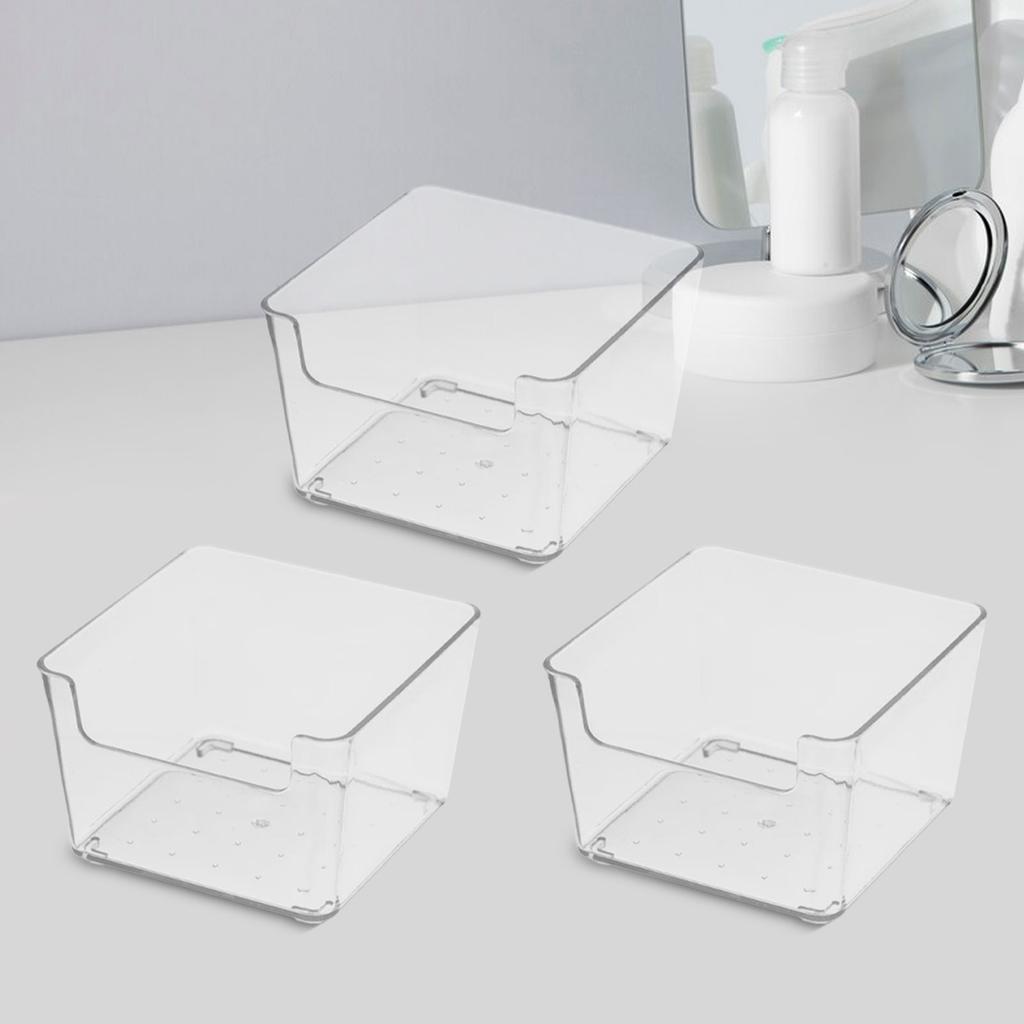 3Pcs/Set Desk Organizer Box with Handle Storage Containers Closet Organization for Baby Sundries Underwear Jewelry Household