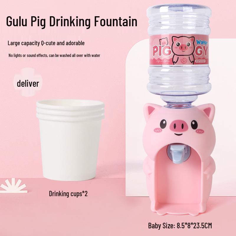 Dinosaur Water Dispenser Toy for Kids - Mini Kitchen Play and Educational Fun