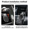 Car L Type Metal Magnetic Phone Holder Interior Accessories For Vauxhall Corsa VXR Crossland Combo Life Astra Mokka Grandland