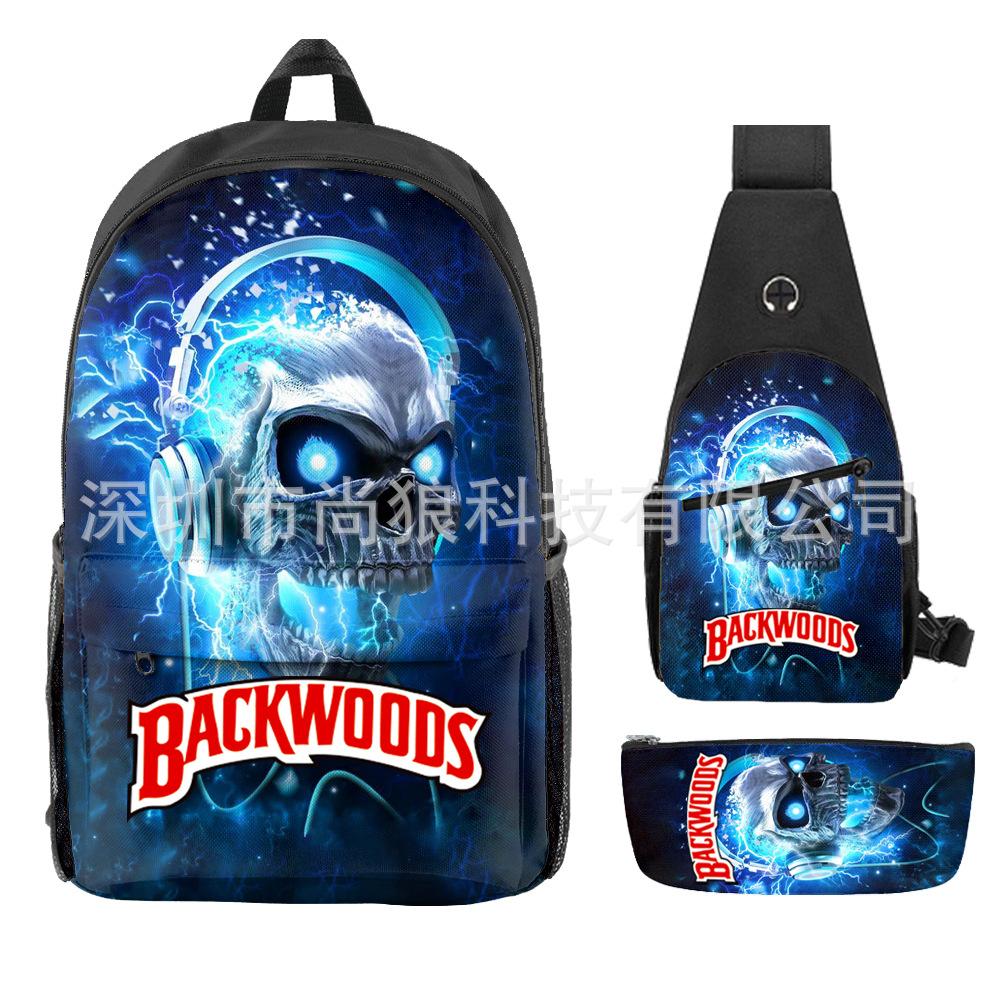Student School Bag Backwoods Backpack Shoulder Bag School Bag Large Capacity Water-Proof Backpack