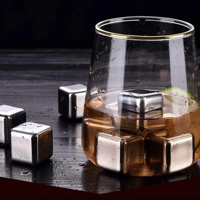 304 Aço Inoxidável Pedras de Uísque Cubos de Gelo Mágico Vodka Vinho Cerveja Refrigerador Bar Natural Whisky Rock Cooler Ferramenta de Resfriamento de Gole