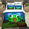 Divertido Dibujo Animado Juego U-Innombrable Juego de Ropa de Cama Niños Niñas Individual Matrimonial Matrimonial Funda Nórdica Funda de Almohada Cama Adulto Dormitorio
