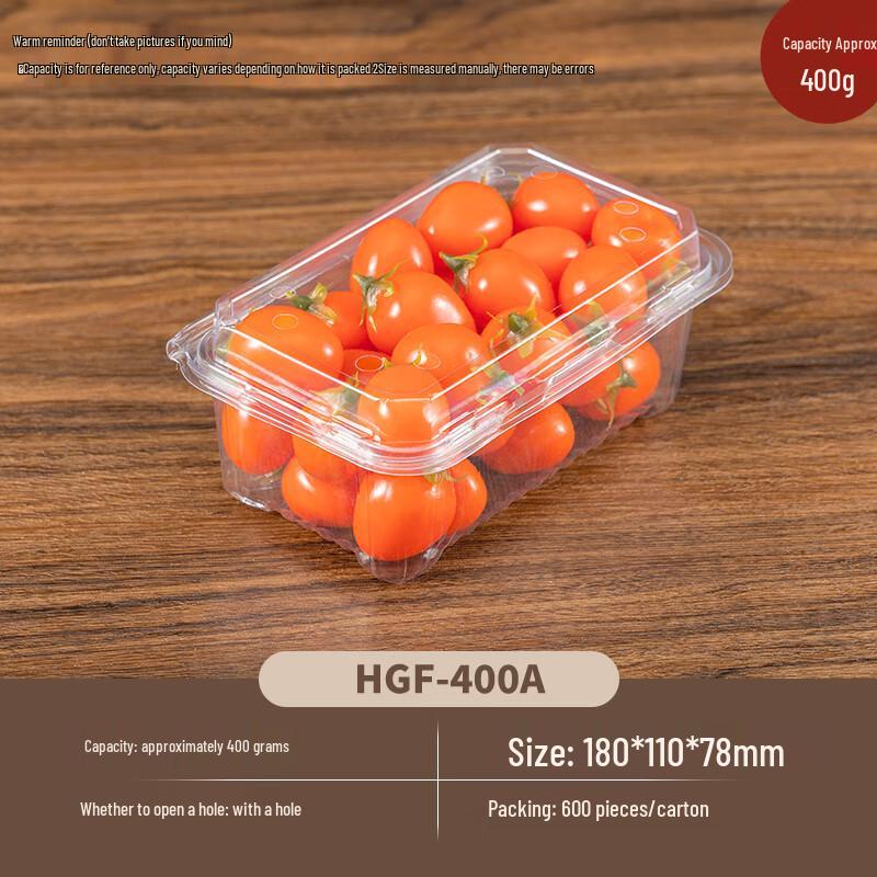 Disposable Transparent Fruit Packaging Box