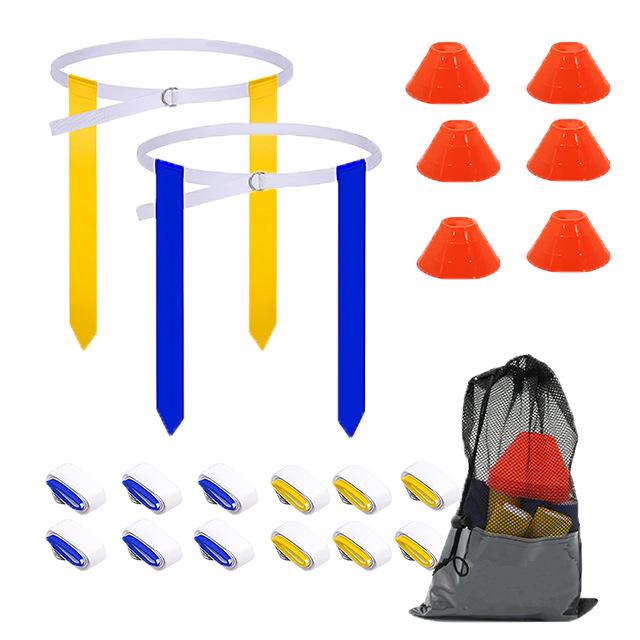 

Яркий флаг-футбольный пояс для молодежи для бесконтактных уличных видов спорта и вечеринок