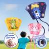 Easy Fly Rainbow Parafoil Kite Polyester Ripstop Long Tail Pocket Kite Good Flying With Kite Line Flying Kite Outdoor Toys