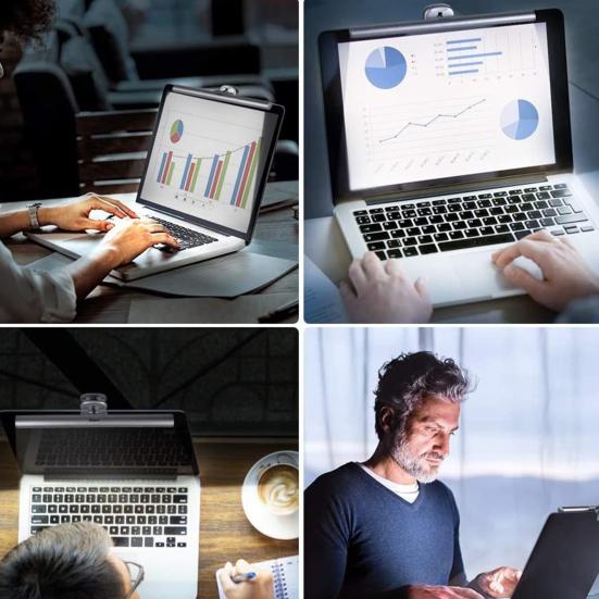 LED Bar Adjustable Laptop Monitor Light Non-flickering Portable Bar for Home