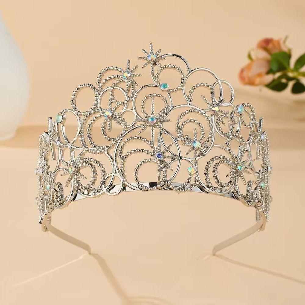 Luxury Bridal Princess Crown Elegant Wedding Head Wear Baroque Queen Tiaras Stage Performances