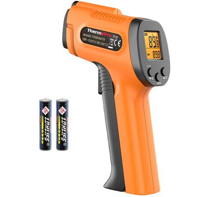 ThermoPro Non-Contact Infrared Digital Thermometer for Cooking -50℃~550℃ with Backlight - Ideal for Kitchen, Oil Temperature, Frying, Oven,