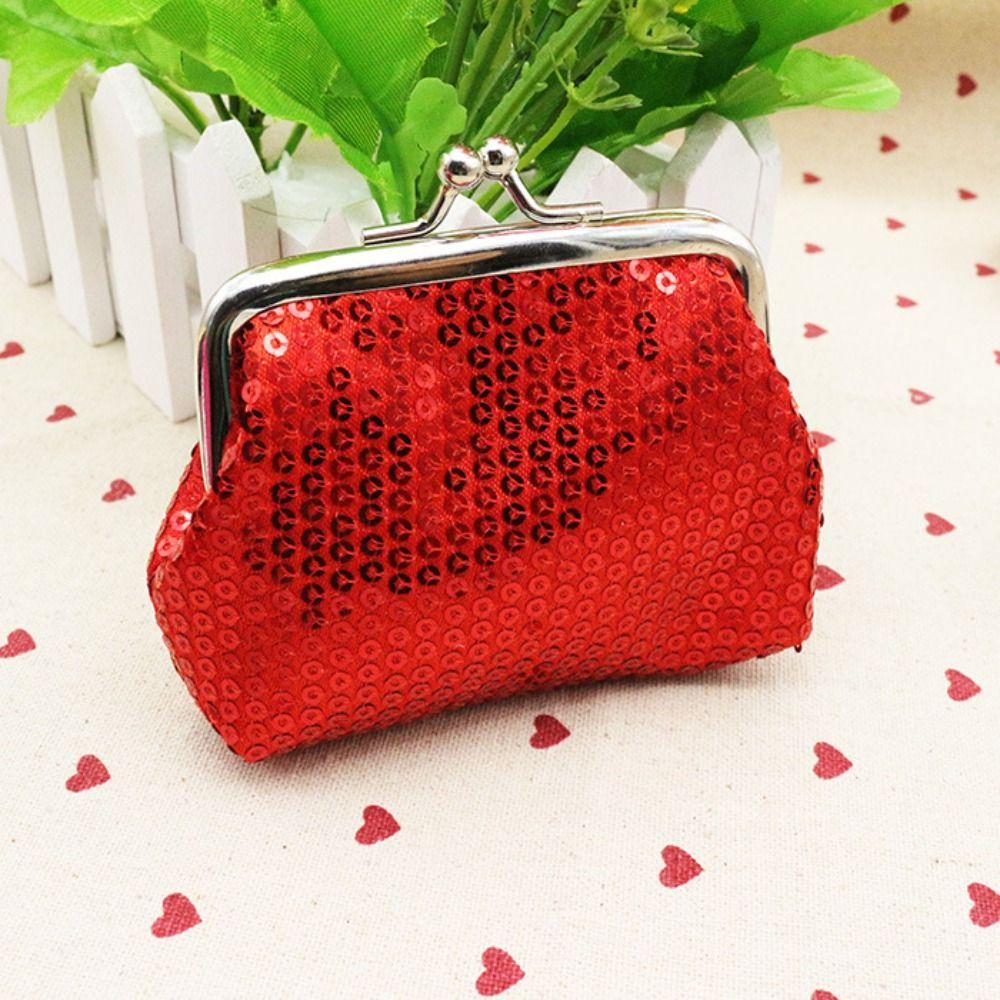 Sequin Coin Purse Cosmetics Lipstick Wallet Durable Storage Bag