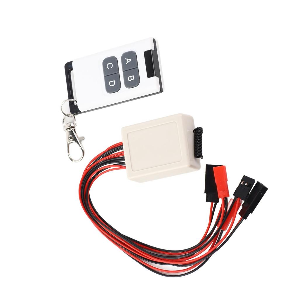 RC Model Car Winch Controller Universal Climbing Car 4 Channel Winch Light Remote Control Controller