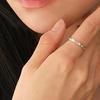 BELLOOGGI Grooved Oval Ring