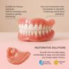 Bright Smi Full Mouth Silicone Dentures Soft All-Day Comfort Teeth  for Seniors