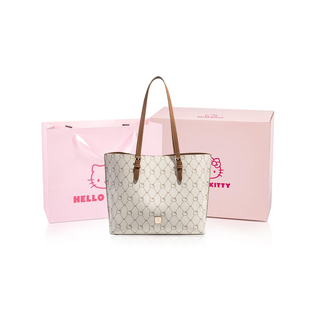 New Sanrio Hello Kitty PU Tote Bag, Shopping Bag, Shoulder Bag Regular Women's Multicolor SHHF41398